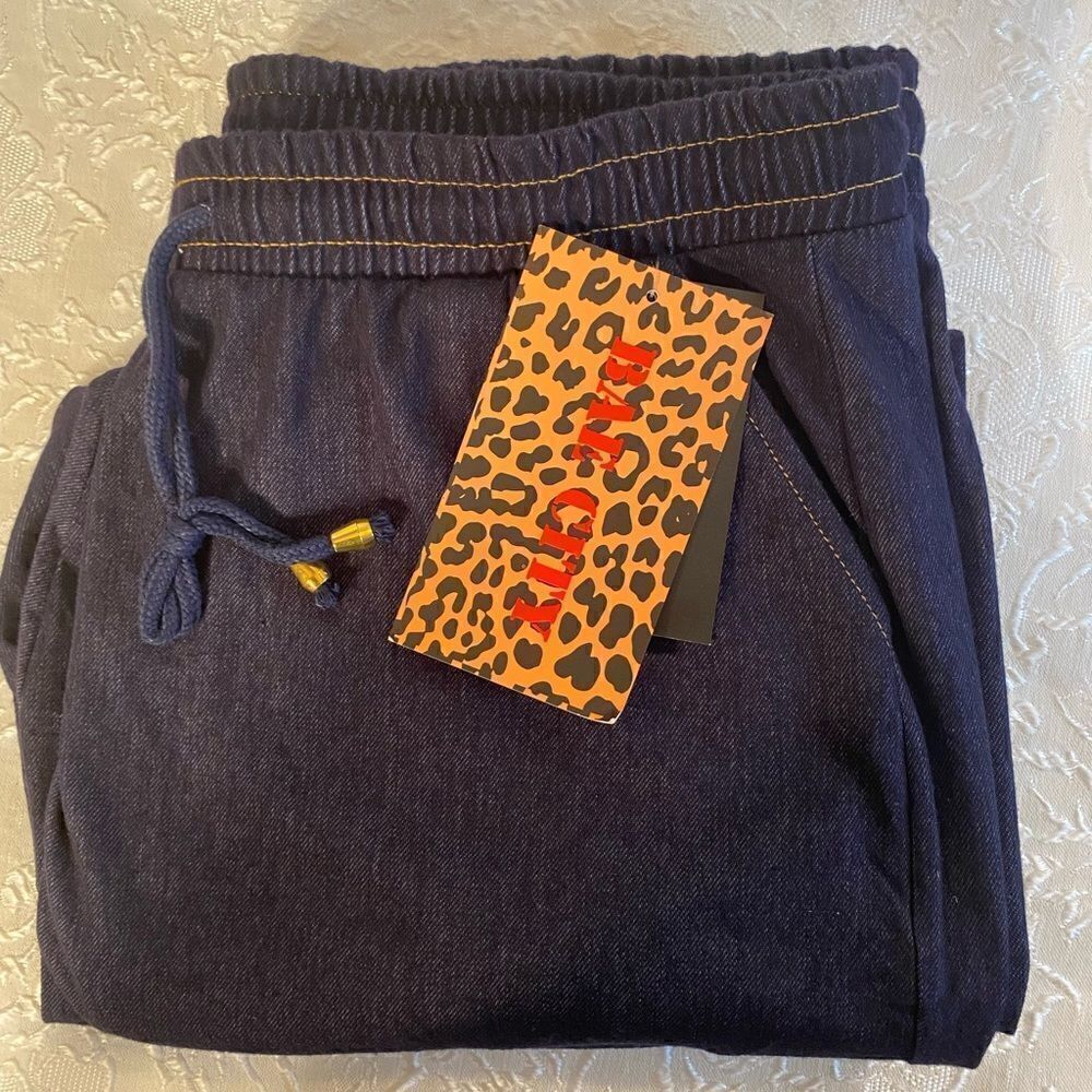 🛍Bae City Women’s Size:3X Color Navy drawstring pants - Picture 4 of 14